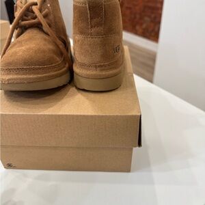 UGG Tan Chukka Boots Suede Ankle-High